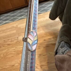 Colorful Geometric Ring marked 925 silver